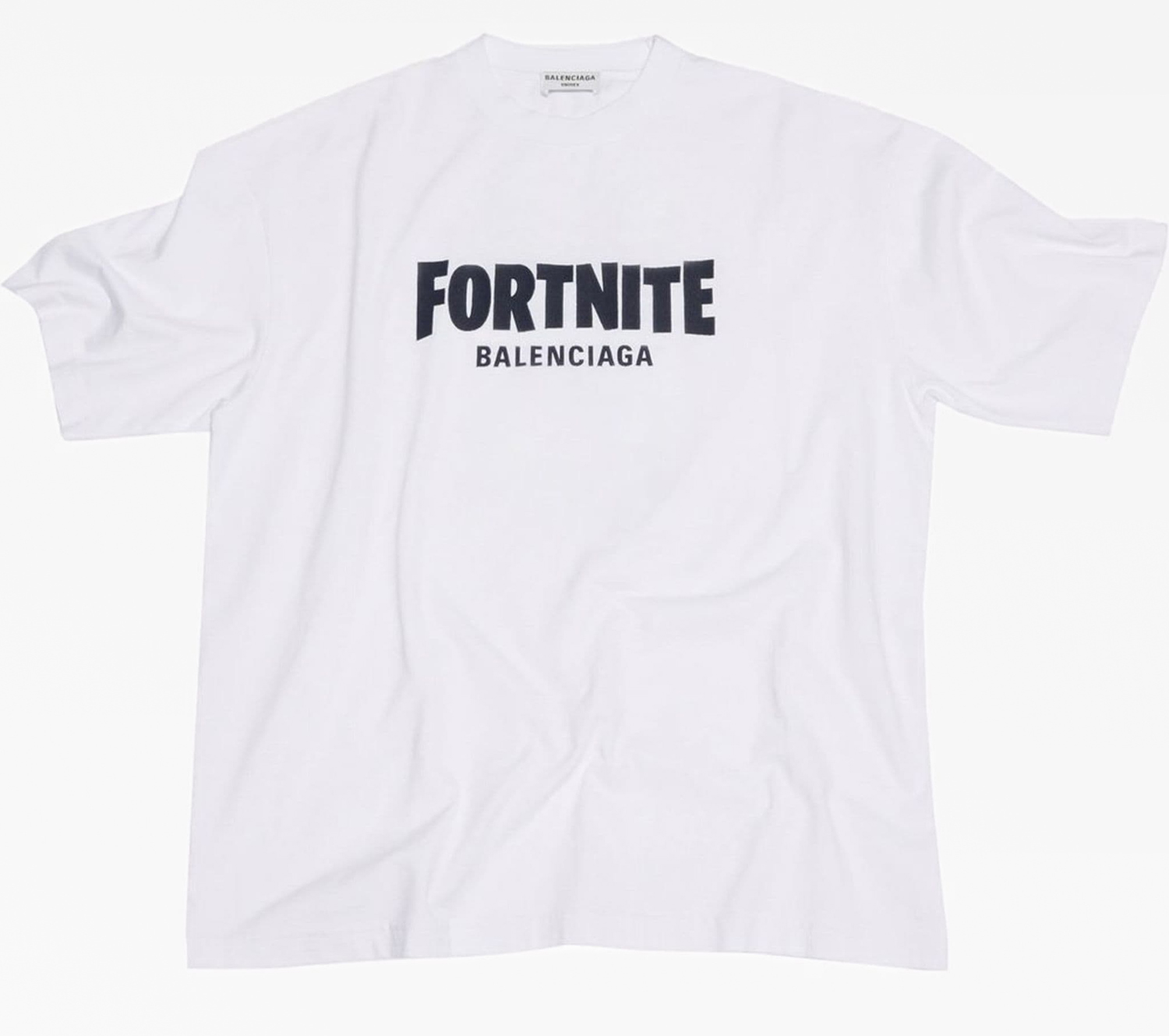 Футболка Balenciaga X Fortnite©2021 Medium Fit, белый