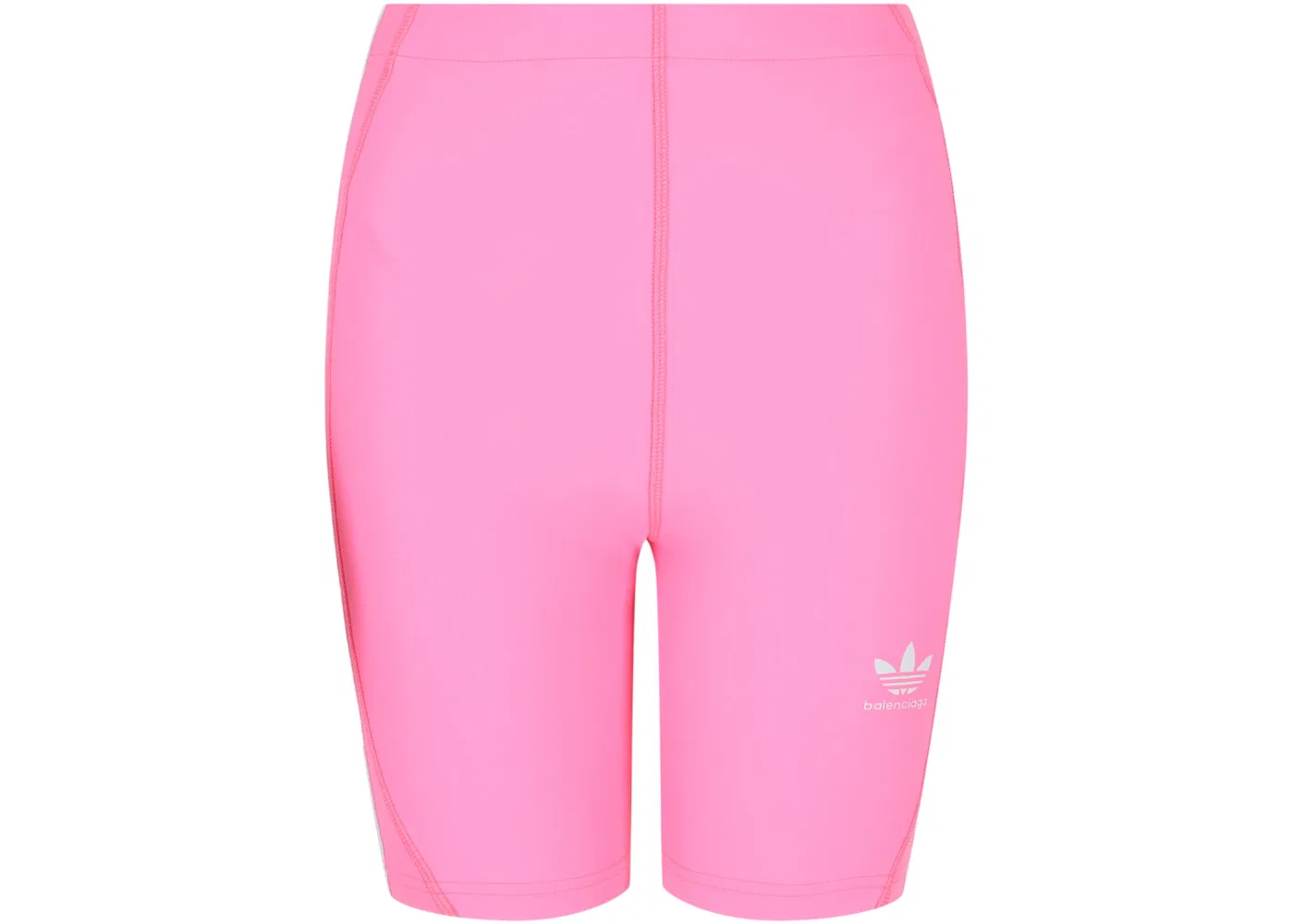 Женские шорты с принтом Balenciaga x Adidas 3-Stripes Shorts Balenciaga, Neon Pink