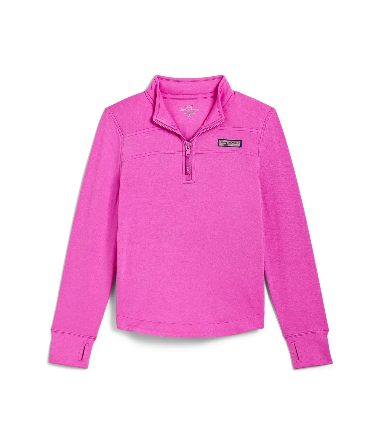 Рубашка-свитшот из мягкой ткани Dreamcloth Shep Shirt (для маленьких и больших детей) Vineyard Vines Kids, Vivid Orchid