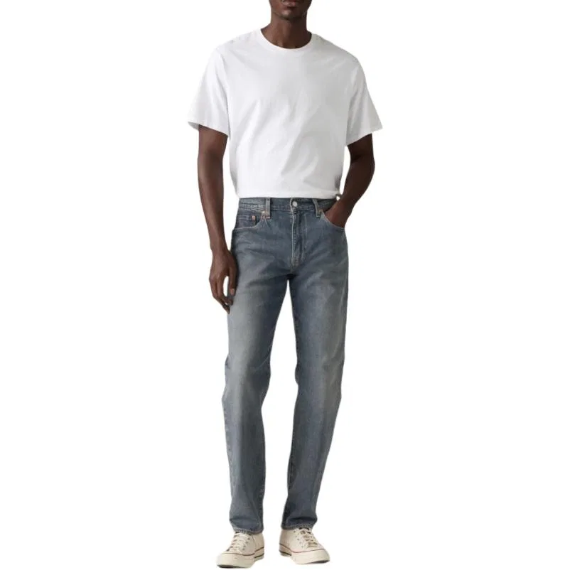 Мужские джинсы зауженные Levi's 502, Blue — фото 3