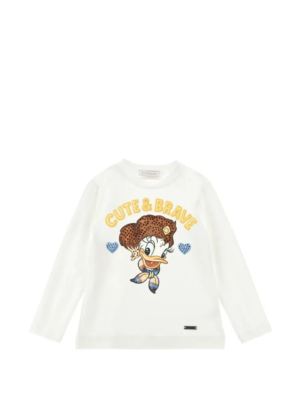 Футболка Daisy Duck Monnalisa, бежевый