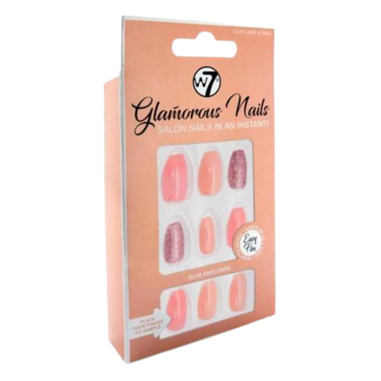 

W7 Glamorous Nails накладные ногти Cupcake Icing, 24 шт/1 упаковка