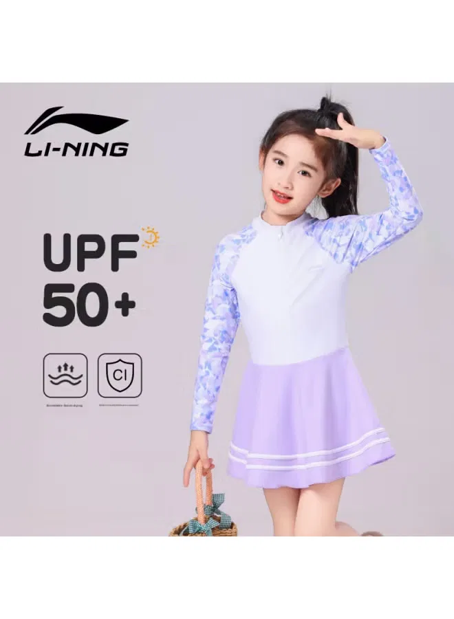 Купальник детский с длинным рукавом модель 736 Li-Ning — фото 4