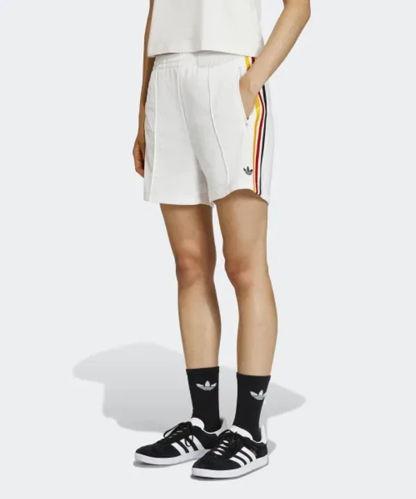 Шорты Firebird Classic, Adidas, белый, золотистый, красный