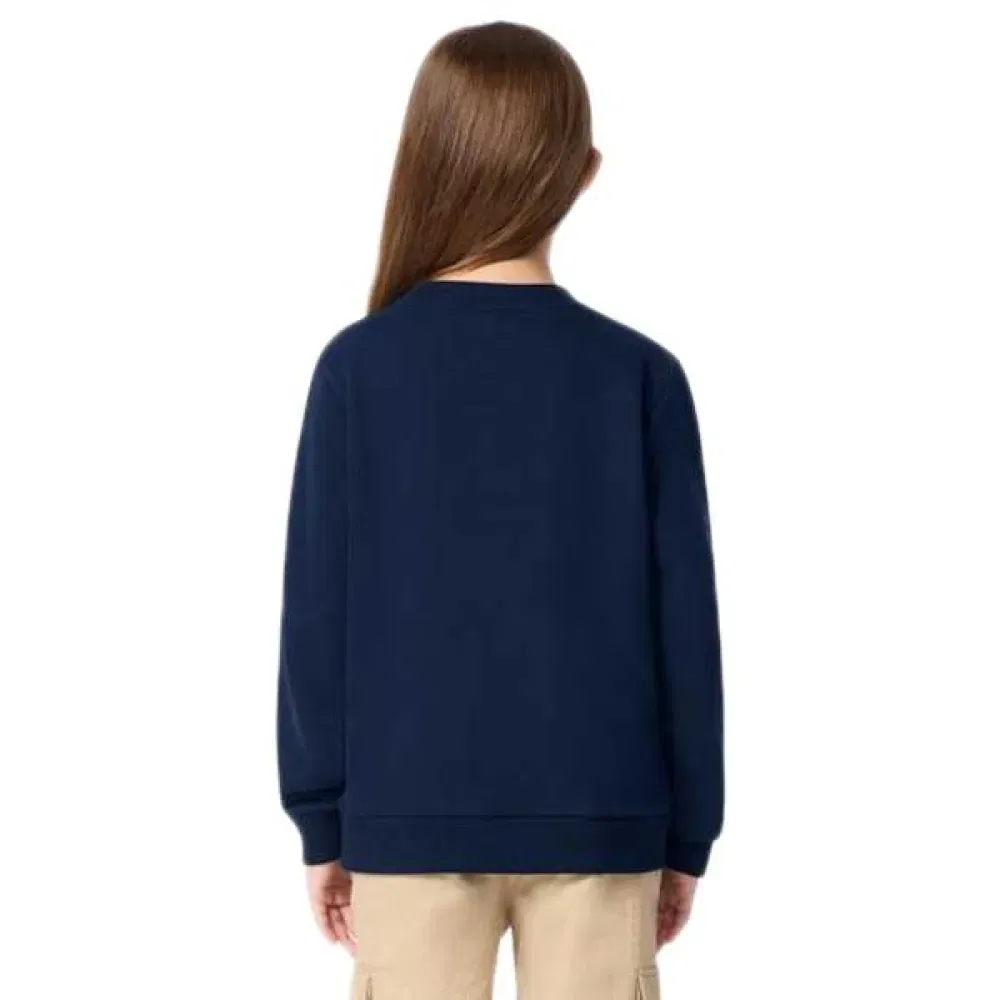 Свитшот Lacoste Kids, синий — фото 2