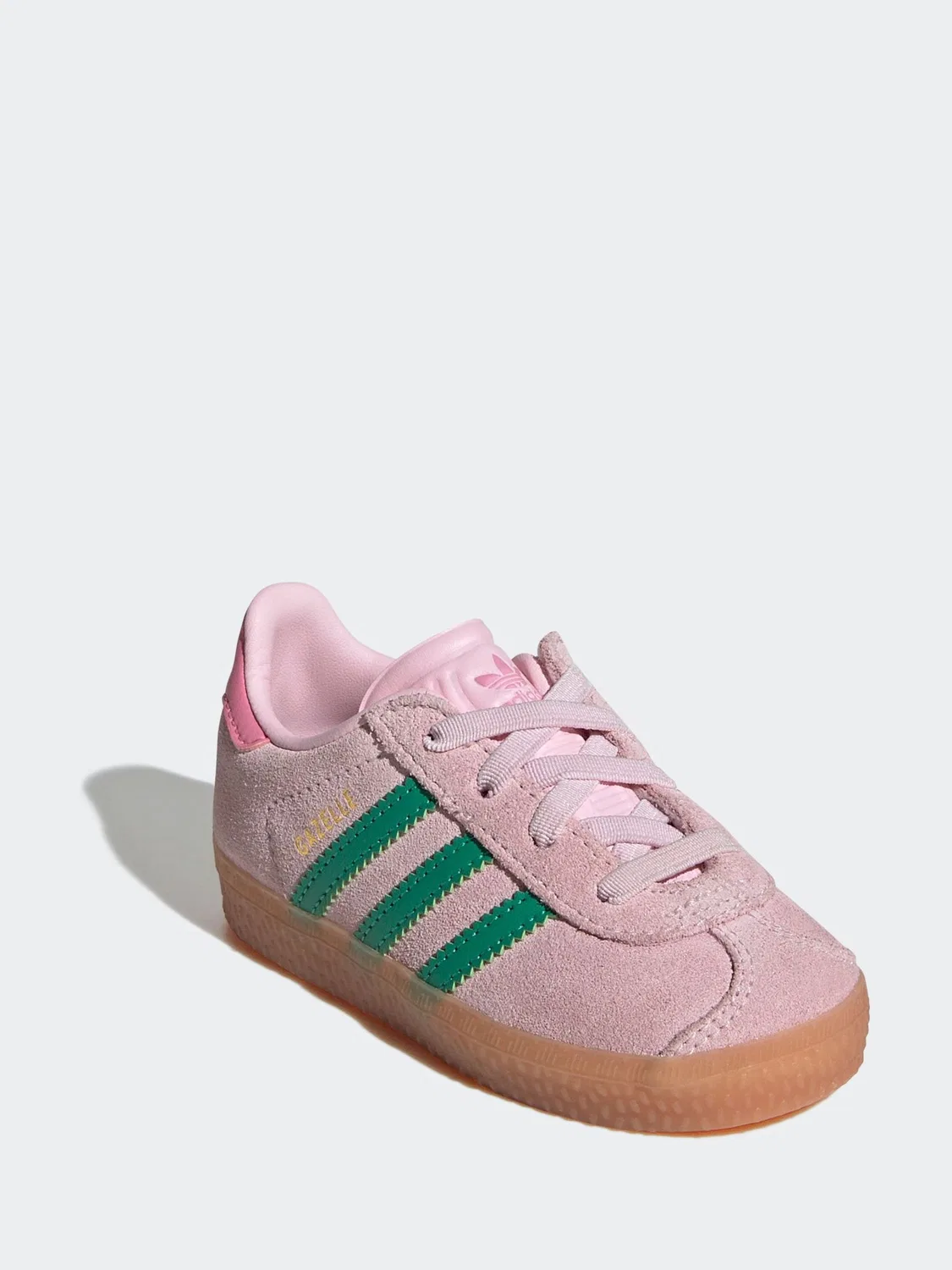 Кроссовки Gazelle, adidas Originals, розовый/зеленый — фото 3
