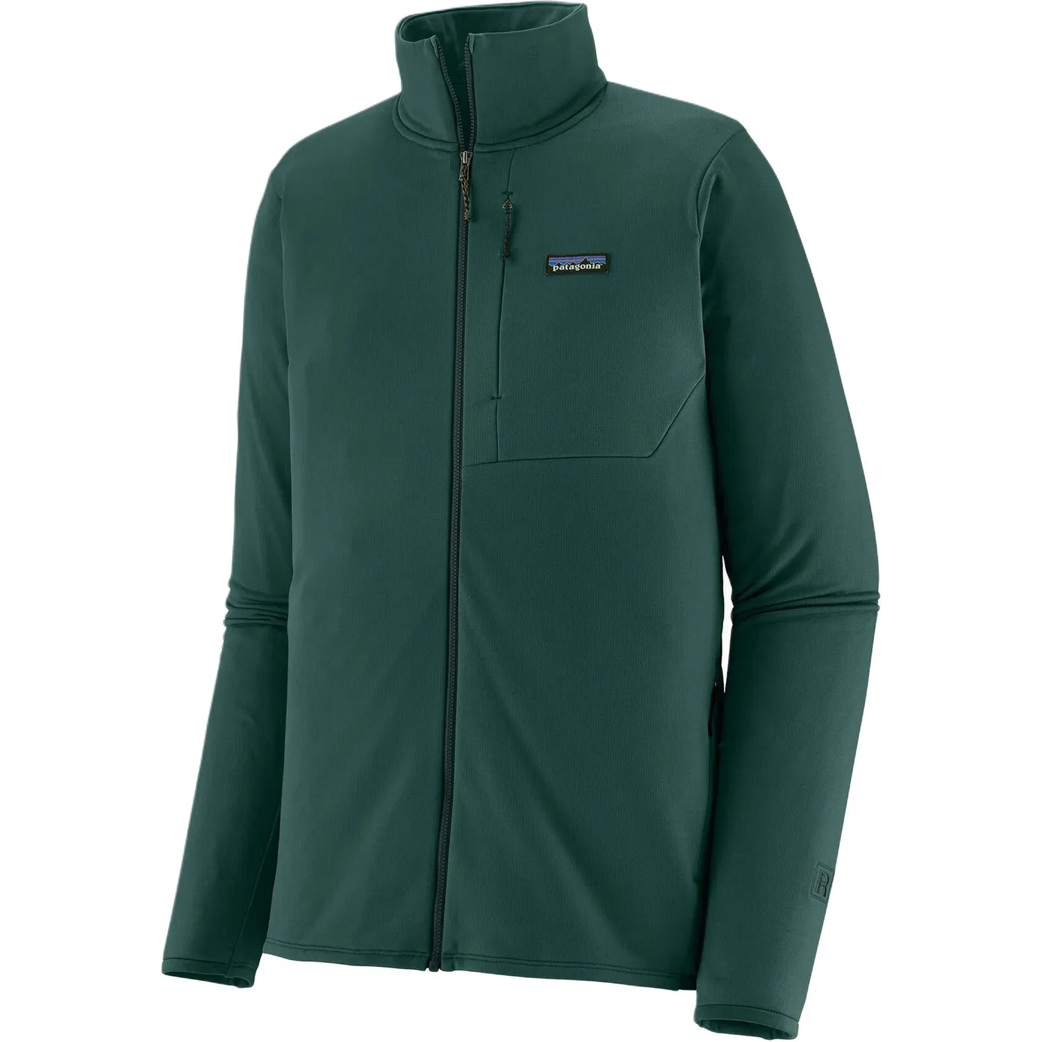 Мужской флисовый свитер с длинным рукавом Patagonia, Waterfall Green/CASG
