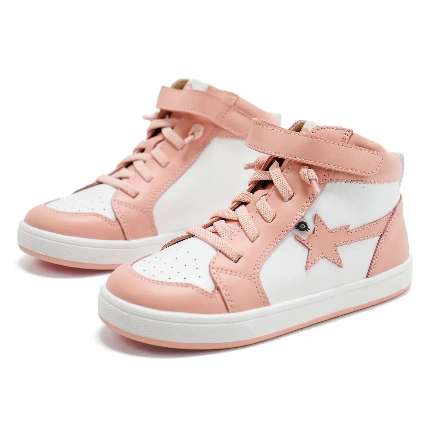 Детские кроссовки на шнуровке с высокой посадкой Team Star Old Soles, Snow — фото 3