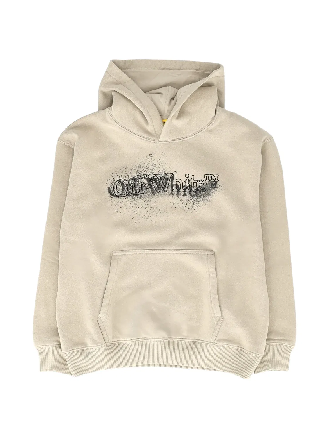Худи с логотипом из хлопка OFF-WHITE, нейтральные