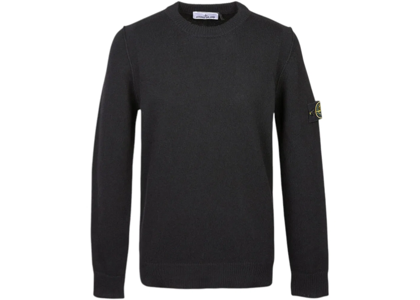 Мужской свитер из шерсти ягненка Stone Island, Black