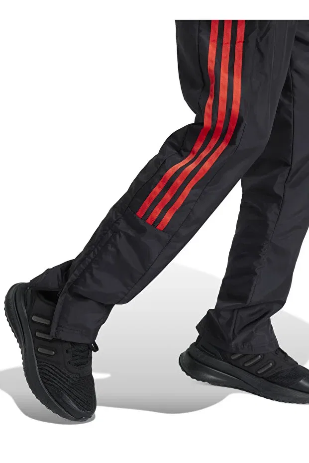 Детские спортивные штаны для девочек с заниженной талией Adidas, Black — фото 2