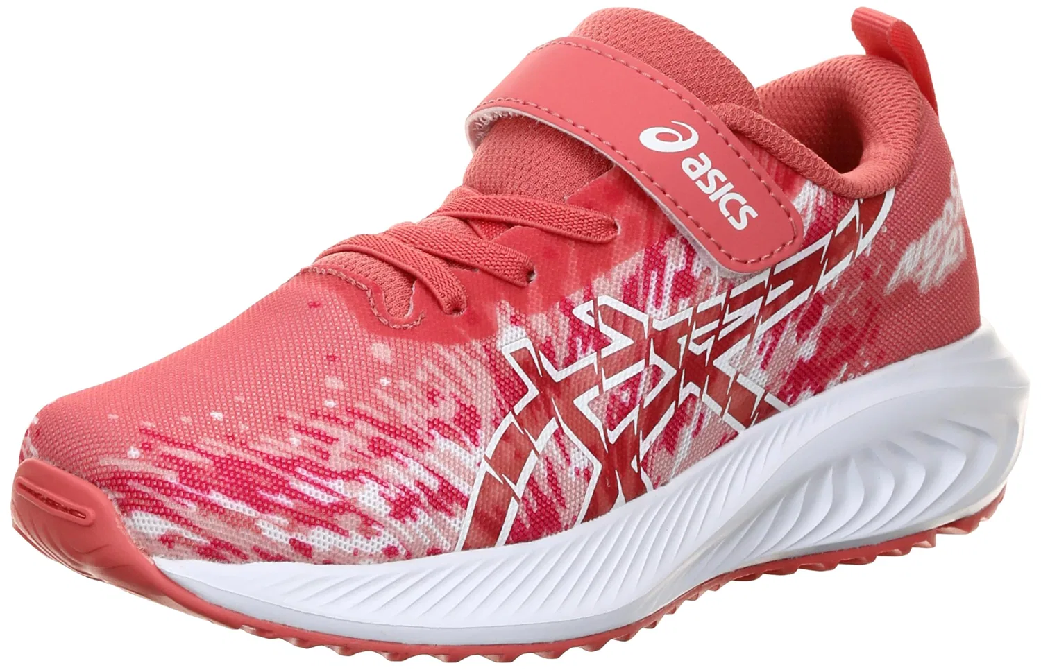Детские кроссовки для мальчиков с ярким дизайном Gel-Noosa Tri 16 PS ASICS, Dark Pink Clay White