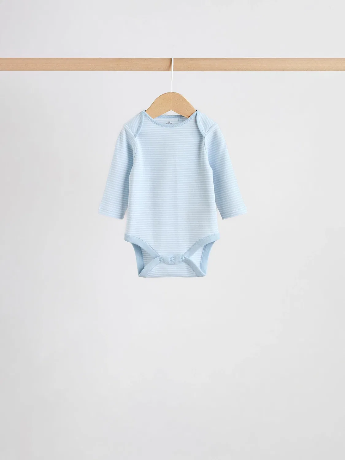 Комплект боди с длинным рукавом, 5 штук, Baby Bear Next, синий — фото 3