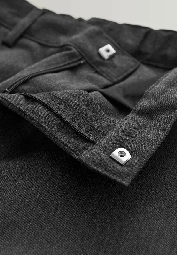 Брюки с эластичной талией Regular fit - pull on waist school 5 pack, Next, серый — фото 3