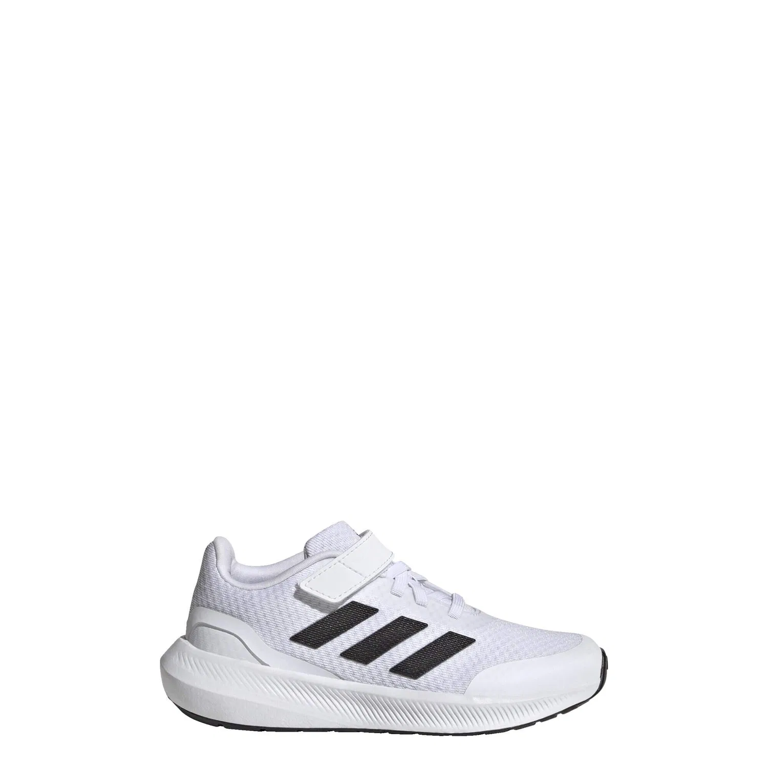 Детские кроссовки с эластичными шнурками RunFalcon 3.0 Elastic Lace Top Strap Adidas, Weiss Schwarz