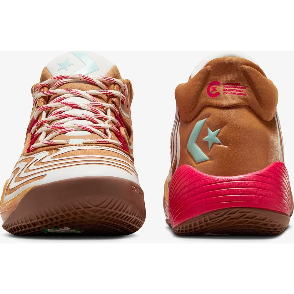 Детские кроссовки для баскетбола с шнуровкой All Star BB Shift Converse, Orange — фото 3