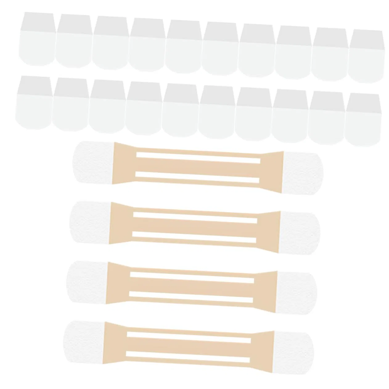 Наклейки для подтяжки шеи, 8 шт, DOITOOL, 20.5x4x0.1 см