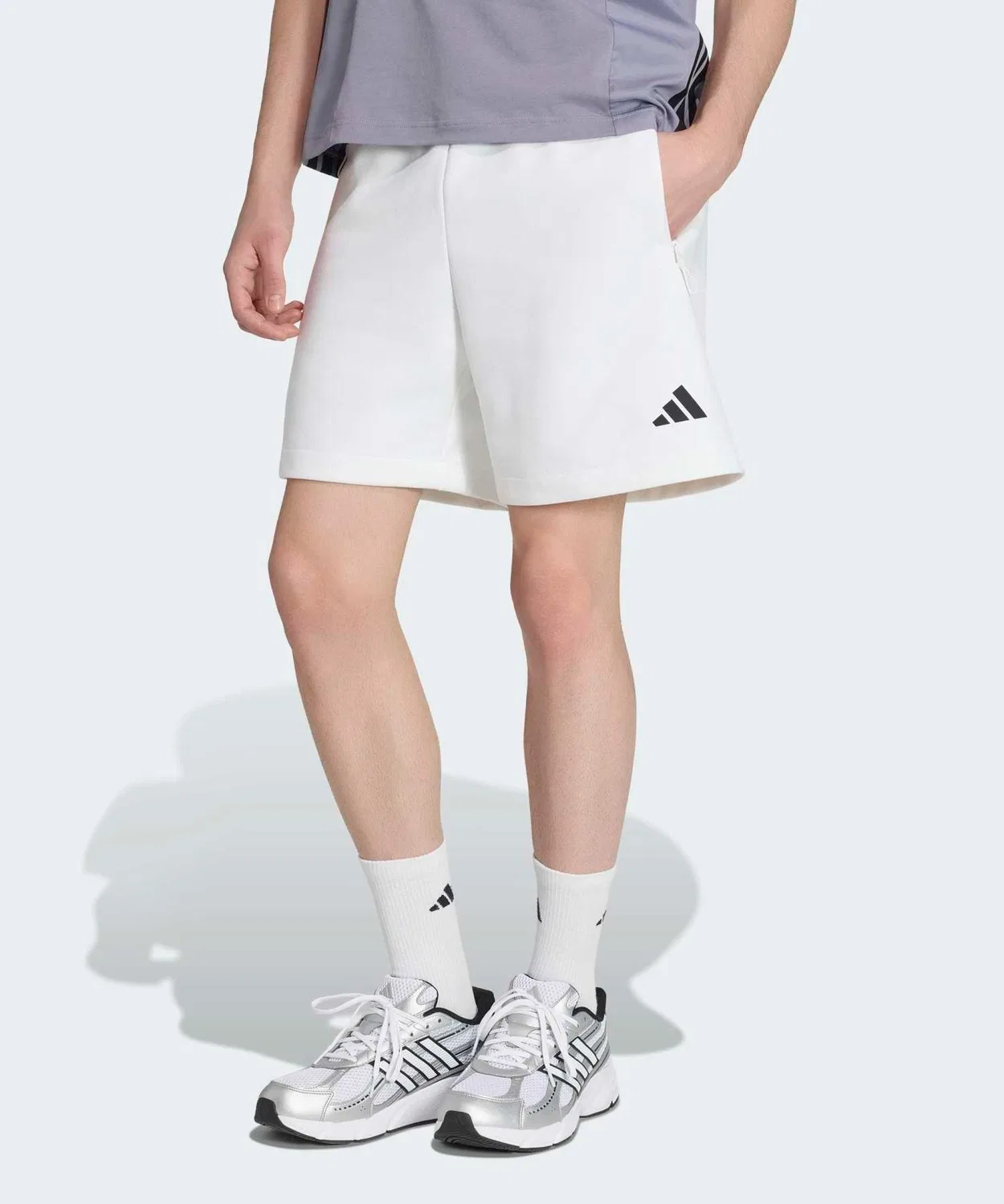 Мужские шорты с регулируемым поясом Z.N.E. Adidas, Белый