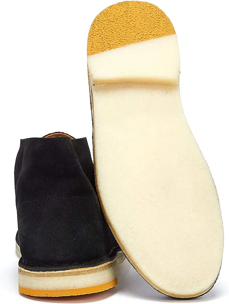 Мужские ботинки Clarks с короткими сапогами в стиле "Desert" Clarks Originals, черный/оранжевый — фото 4