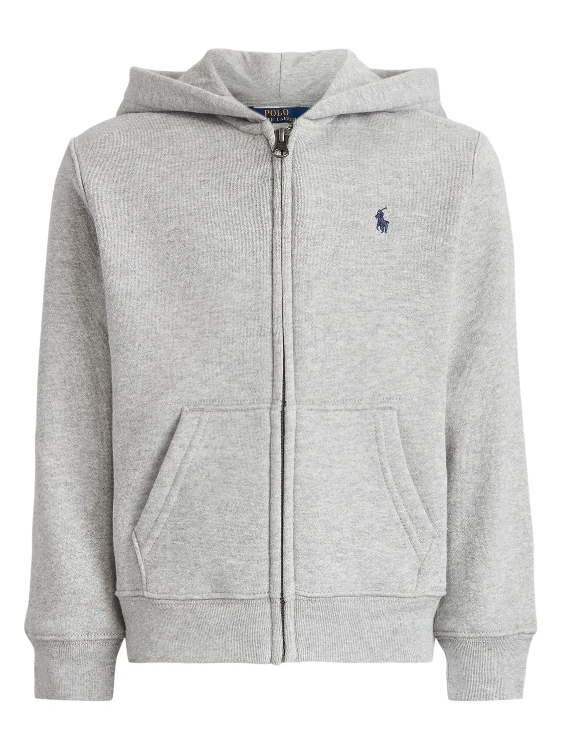 Худи с молнией Polo Pony Polo Ralph Lauren, серый