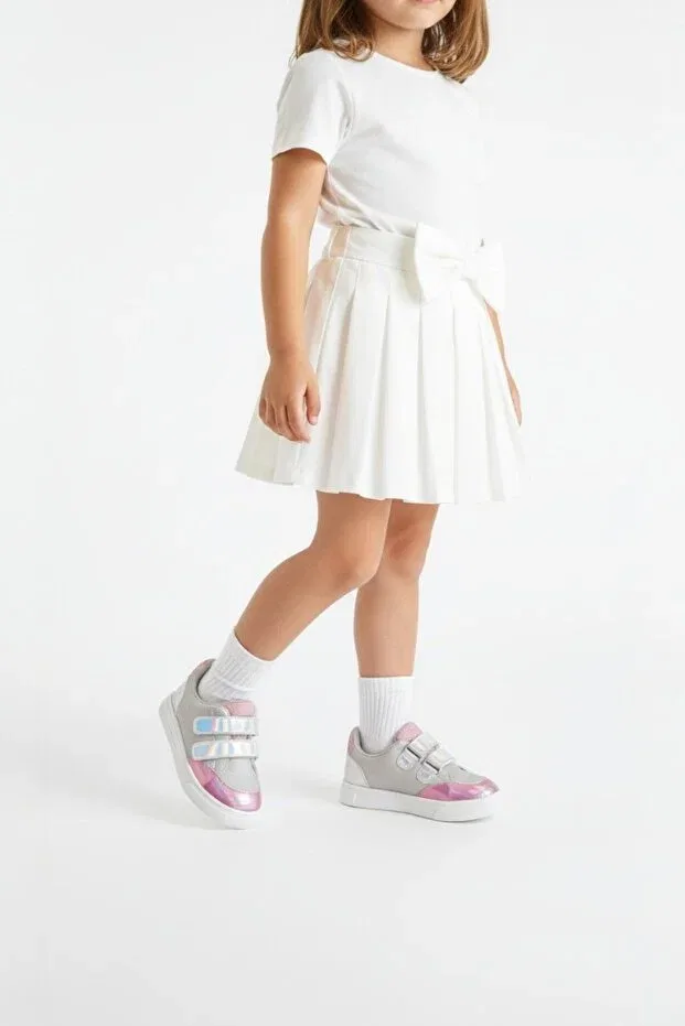 Детские повседневные туфли для девочек ортопедические Party first step Sthapy, Gray