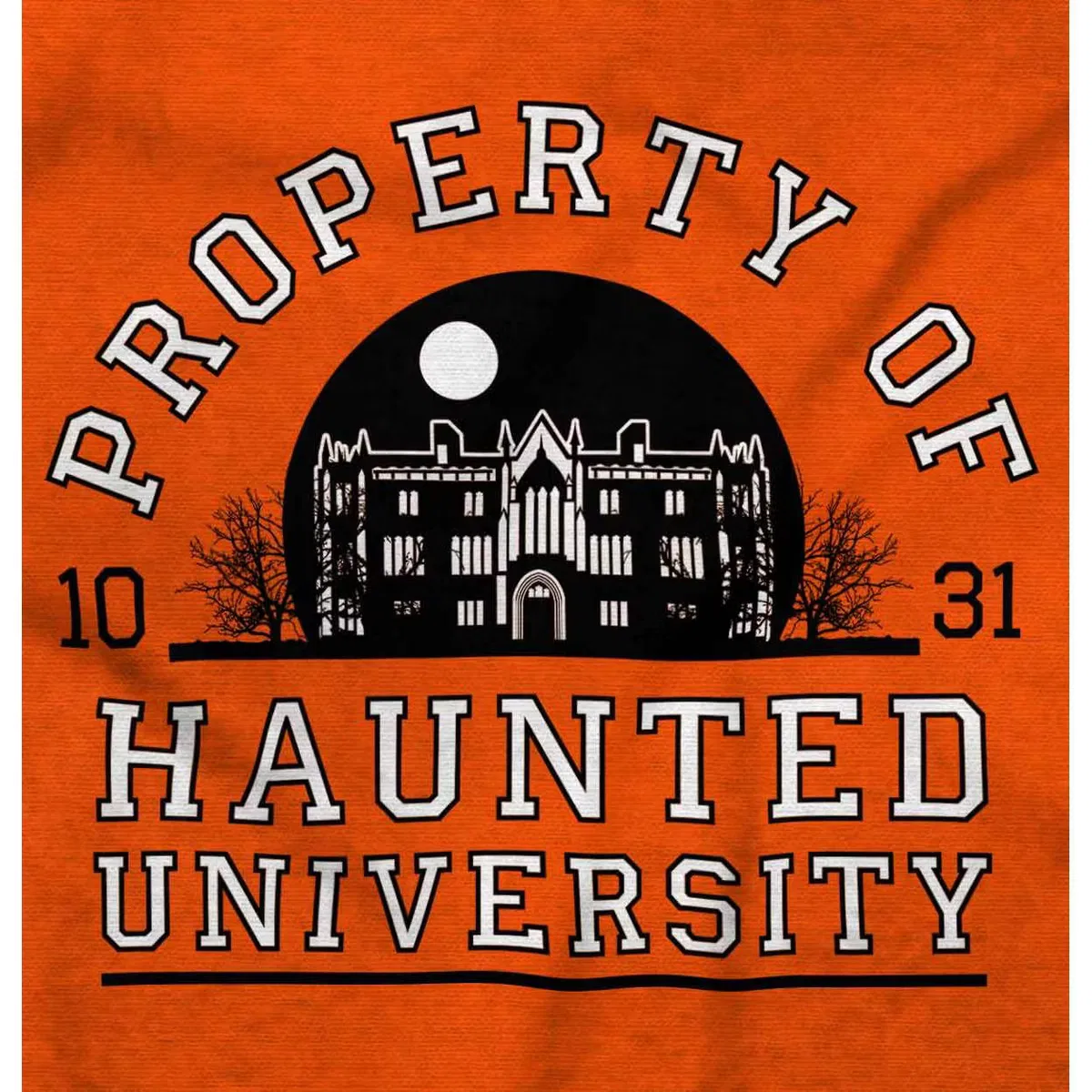 Боди-комбинезон с коротким рукавом Property of Haunted University Brisco Brands, orange — фото 2