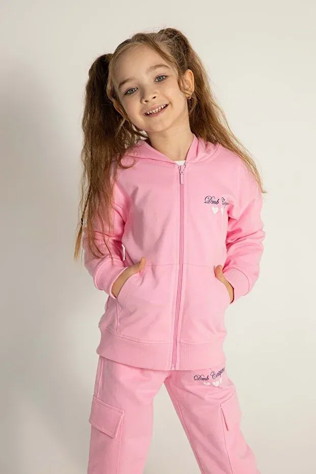 Детский кардиган для девочек с принтом Basics Wakawakakidsstore, Pink