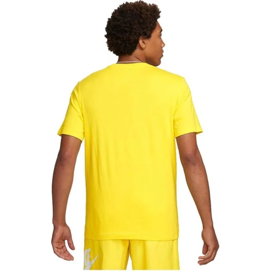 Футболка спортивная с коротким рукавом Nike M Nsw Club Tee, Желтый — фото 2