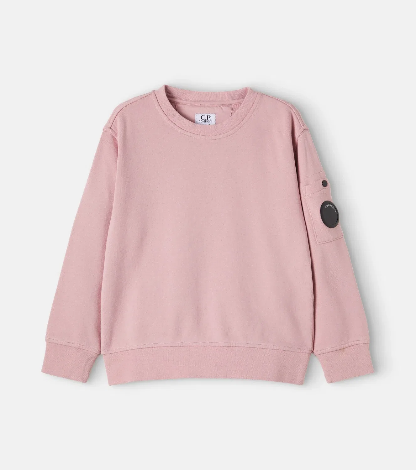 Свитшот хлопковый C.P. Company Kids, розовый