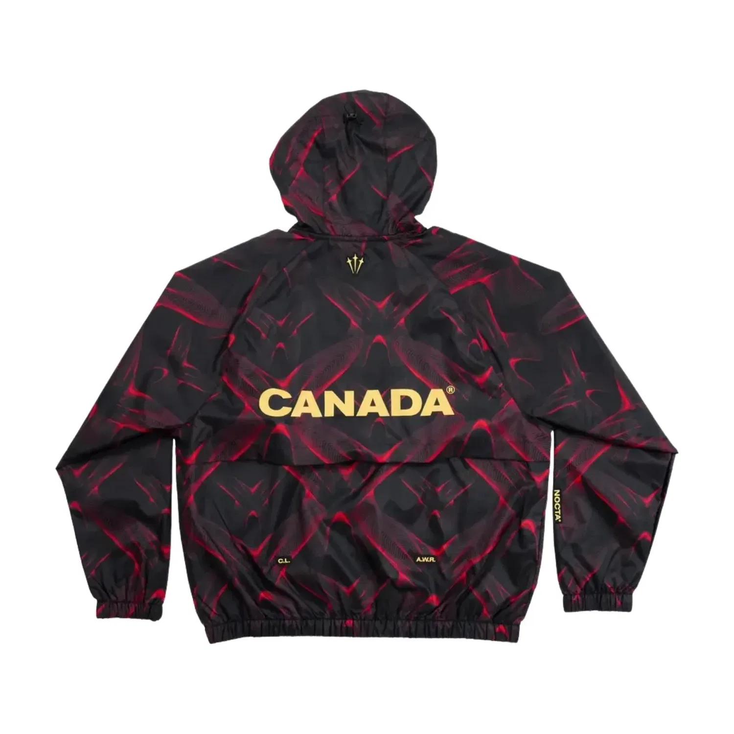 Мужская куртка Drake Nocta Canada Academy Jacket 'Black University Red' Nike, Black/University Red — фото 2
