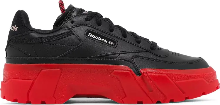 

Кроссовки cardi b x wmns club c 'black vector red' Reebok, черный