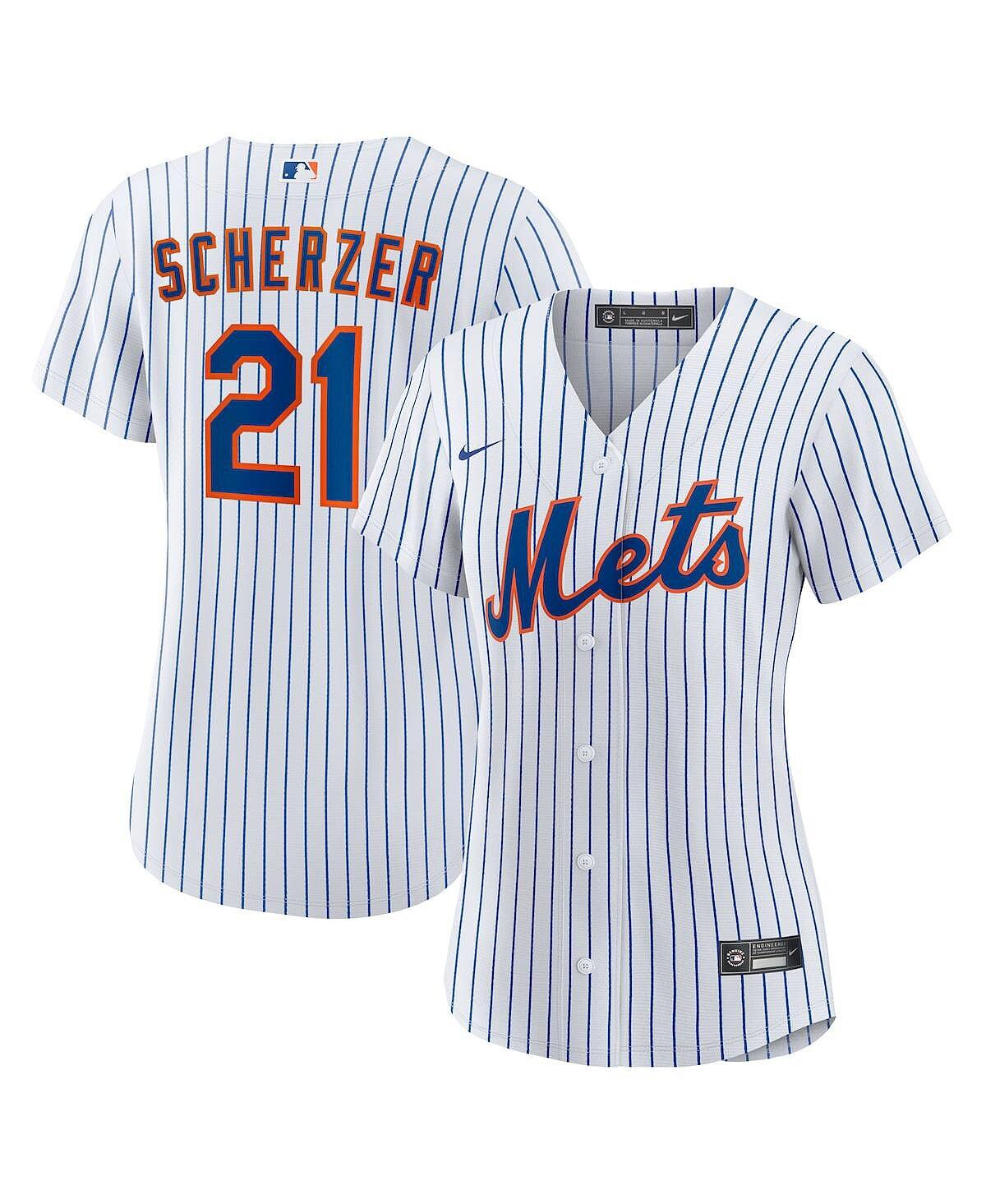 

Женское джерси max scherzer white new york mets home replica player Nike, белый