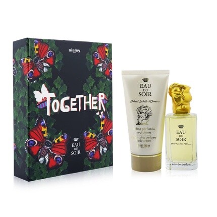 Eau du Soir by Sisley for Women Набор из 2 предметов Merci Eau de Parfum Spray 3,3 унции и увлажняющий парфюмированный лосьон для тела 5 унций — фото 2