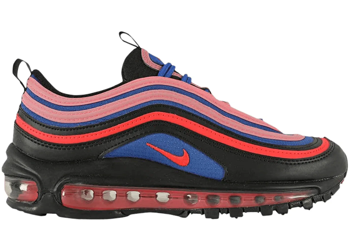 Детские кроссовки Lifestyle Nike Air Max 97, Black/Flash Crimson/Racer Blue