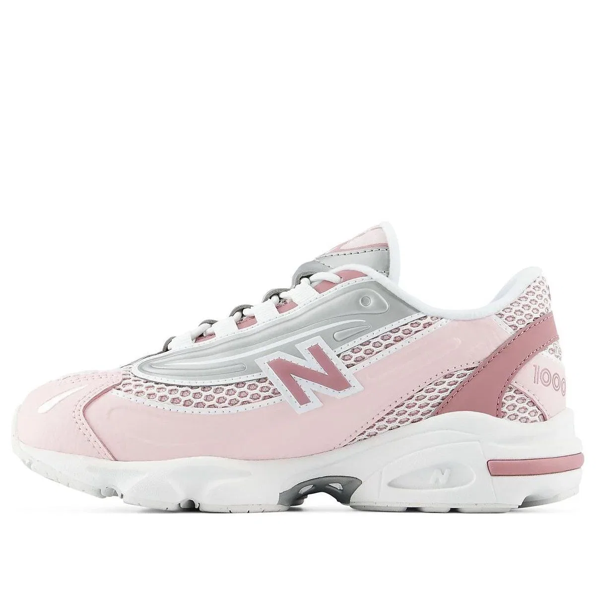 Детские кроссовки на шнуровке New Balance 1000 Pink Rose, розовый