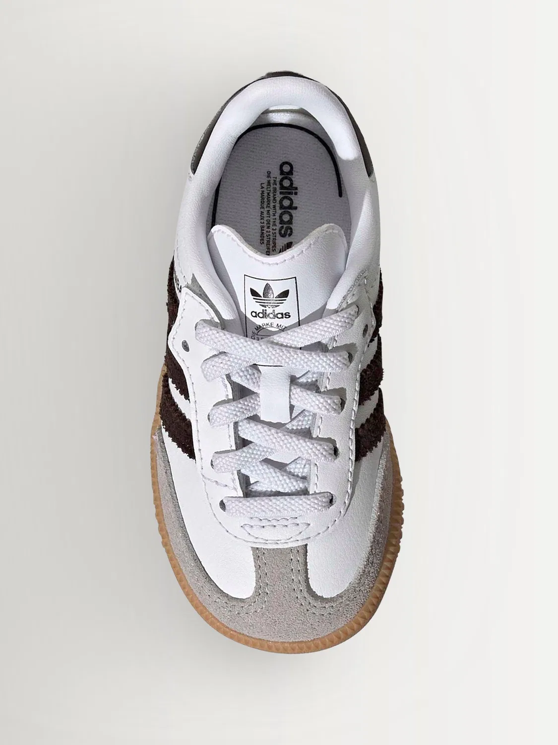 Кроссовки Samba OG, adidas Originals, белый/черный/серый — фото 4