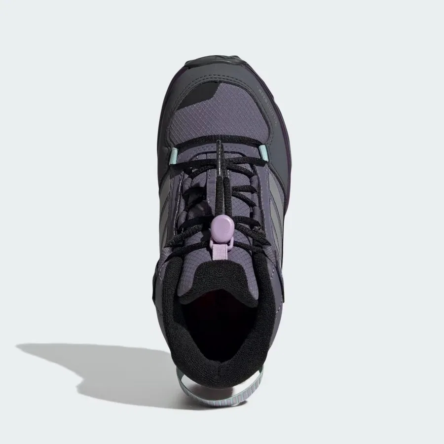 Детские ботинки на шнуровке TERREX AX4R CW+ MID K adidas, Фиолетовый — фото 3