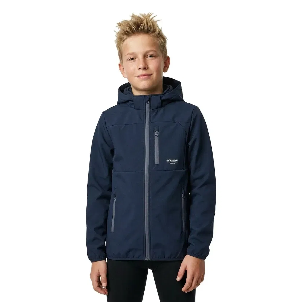 Детская куртка для мальчиков с капюшоном Jack & jones Theo, Blue
