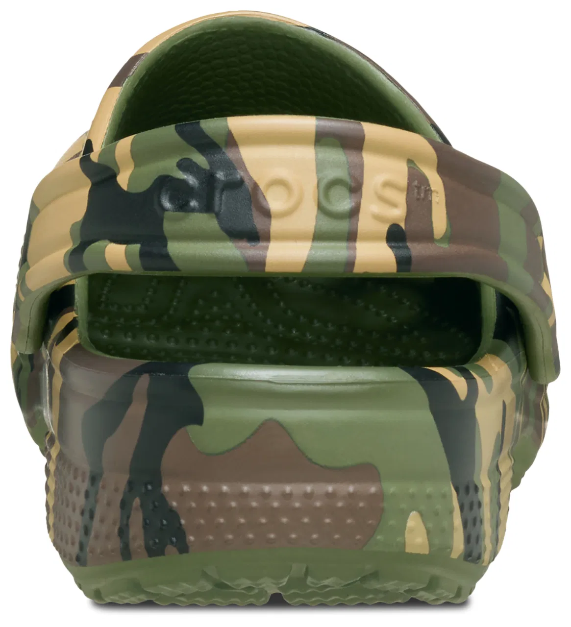 Сабо для мальчиков Classic Camo Clogs Crocs, цвет Multi/Army Green — фото 2