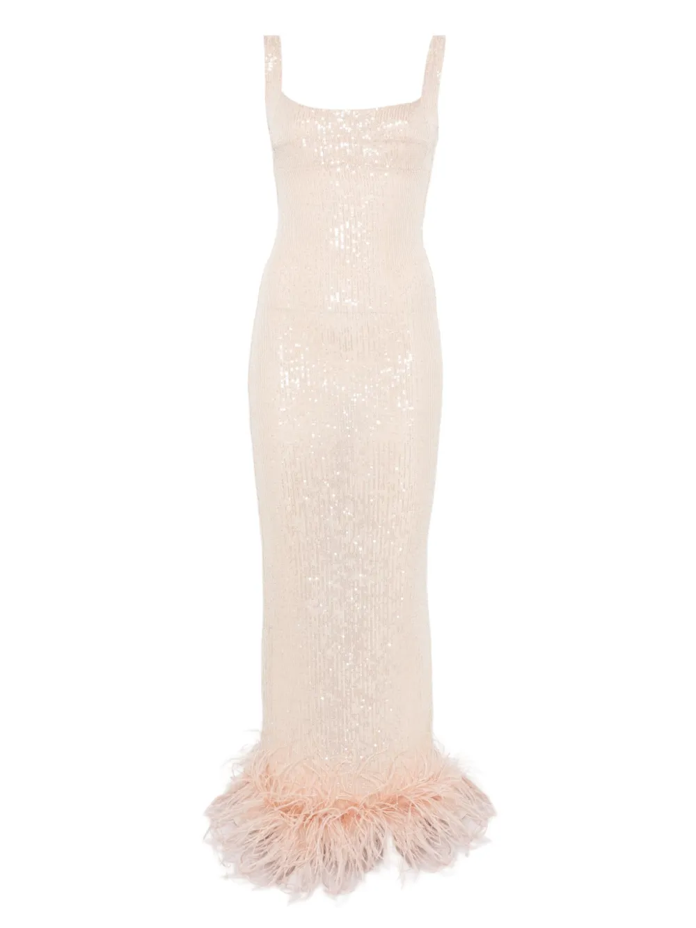 

Вечернее платье с пайетками Atu Body Couture, нейтральный