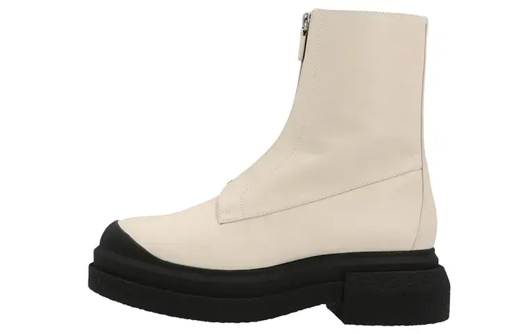 Белые женские ботинки SW до щиколотки Stuart Weitzman