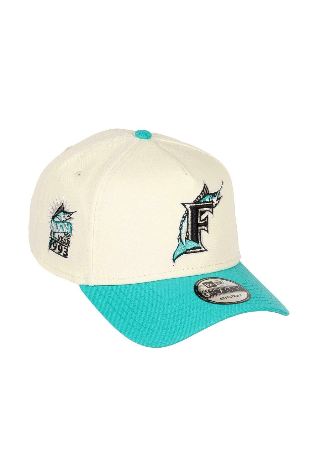 

Кепка Florida Marlins Mlb Inaugural Season Sidepatch Cooperstown Chrome A-Frame Snapback New Era, белая