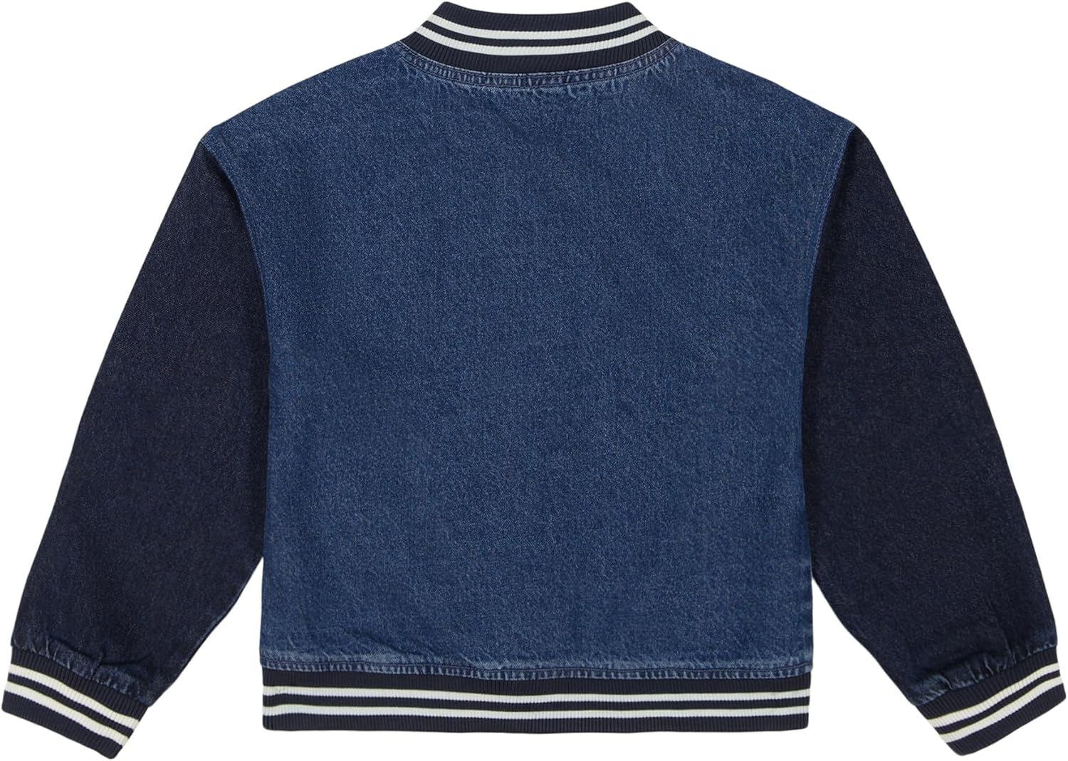 Классическая джинсовая куртка Tommy Hilfiger для девочек, джинсовое пальто с вышитым логотипом и передними карманами, Dekalb Varsity — фото 2