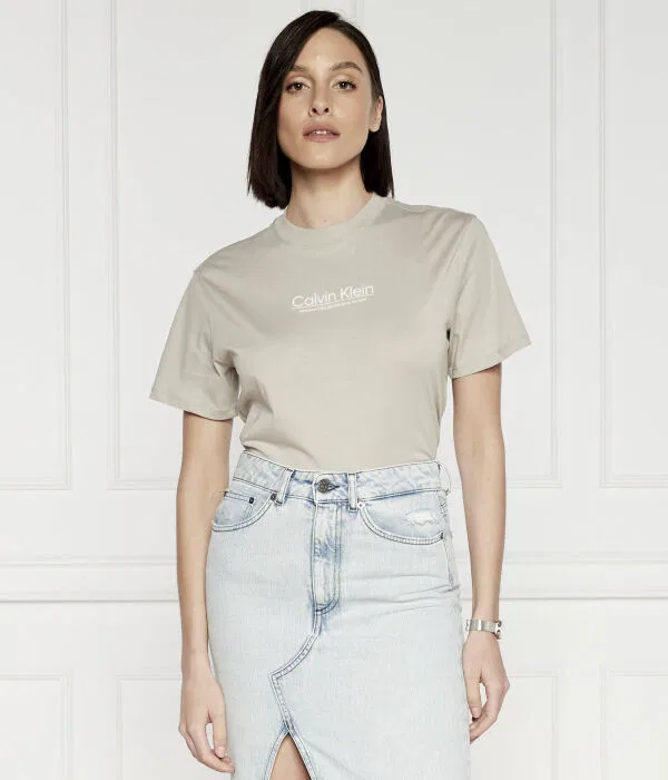 Женская футболка Calvin Klein, Sabbia — фото 3