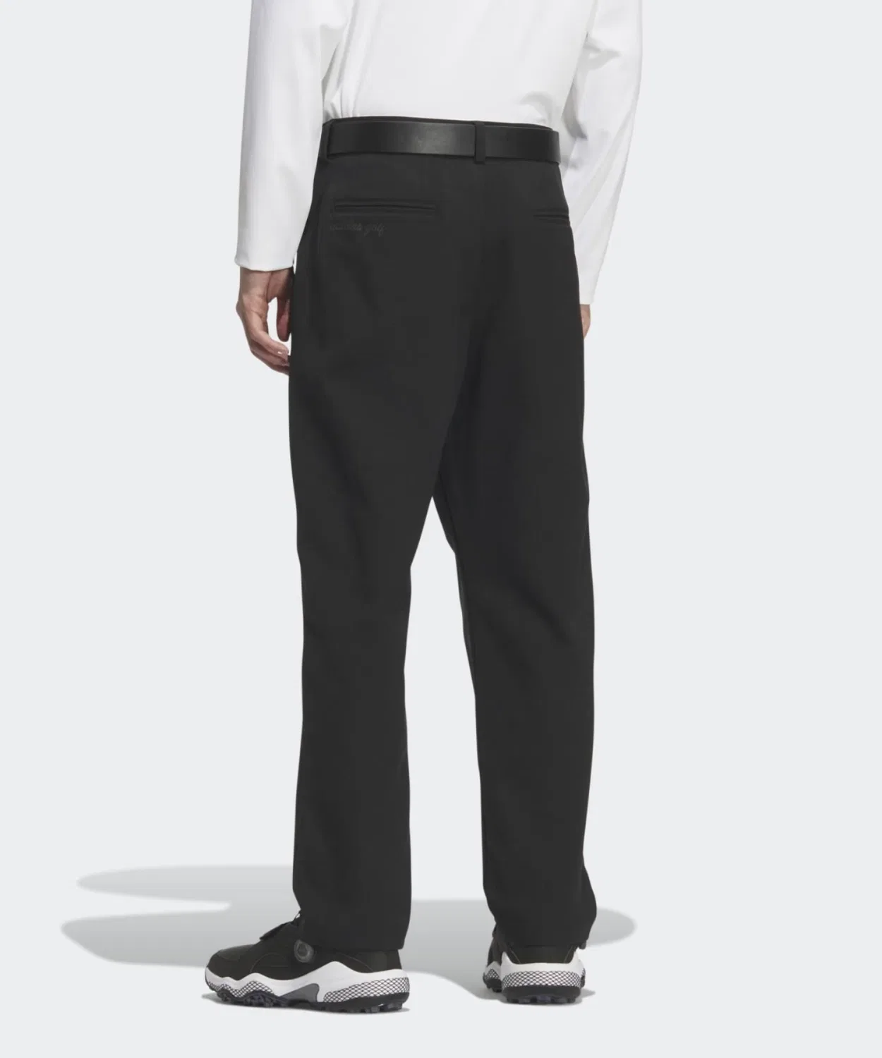 Мужские классические брюки свободного кроя с широкими штанинами EX STRETCH ACTIVE Adidas Golf, Black — фото 2