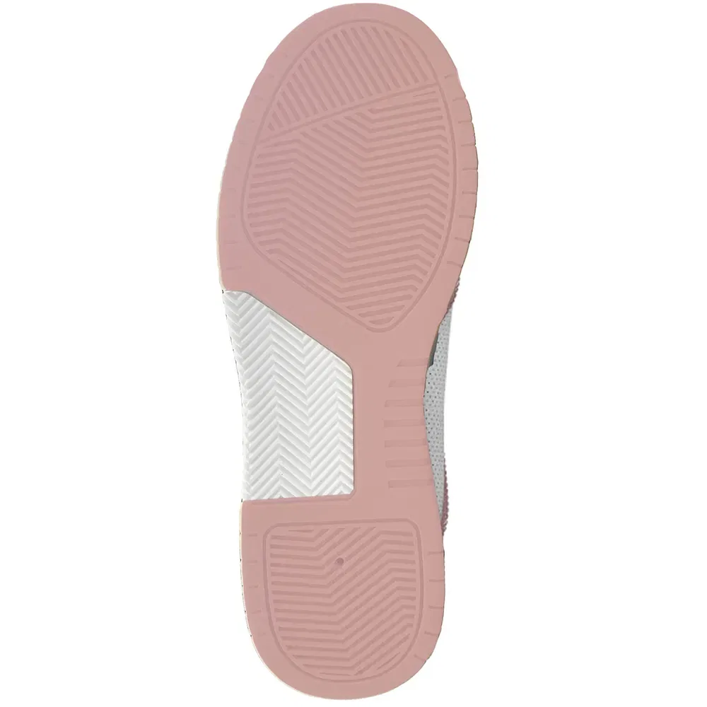 Детские кроссовки для девочек с липучкой Kappa Logo Manis, Pink — фото 4