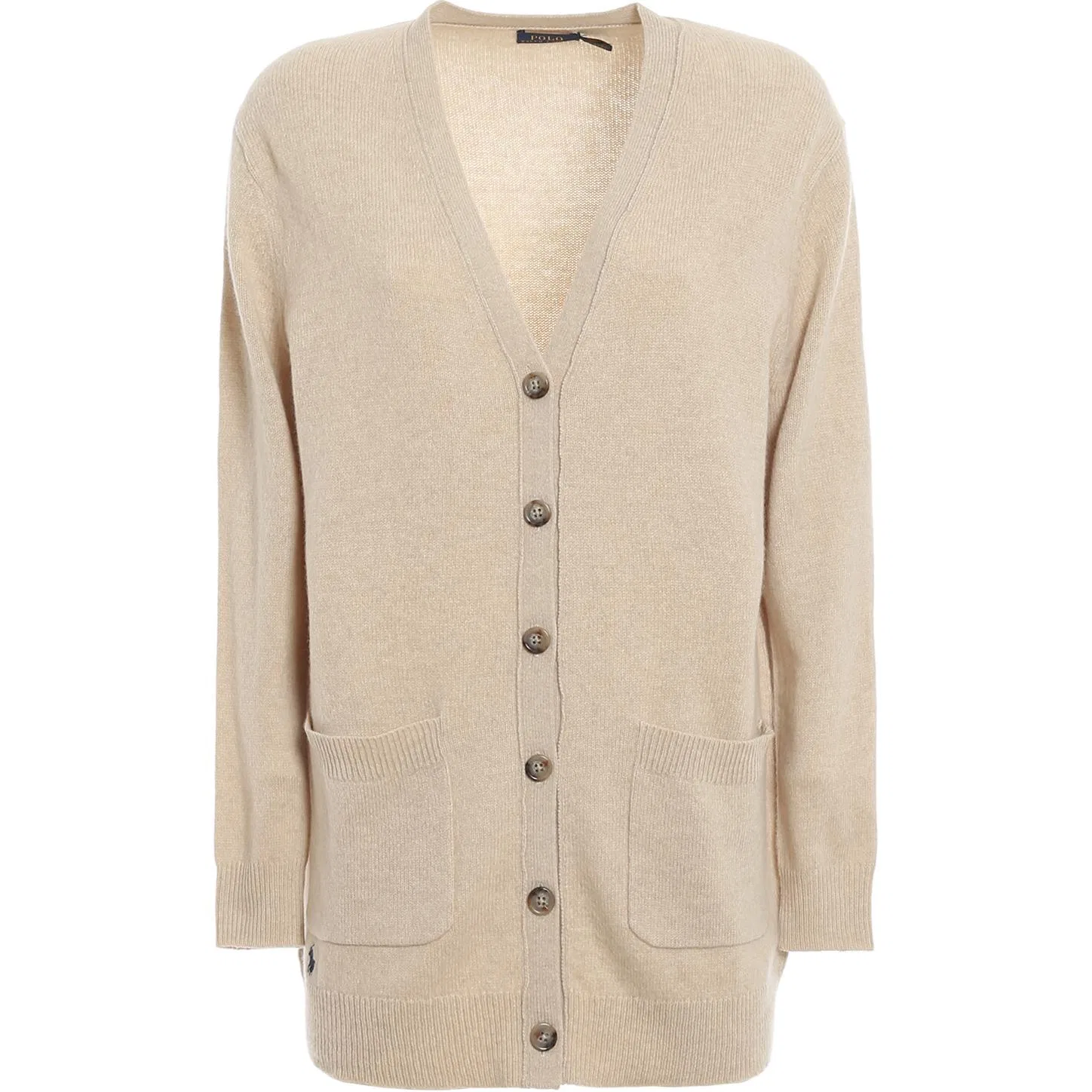 Женский свитер свободного кроя Polo Ralph Lauren, Natural White