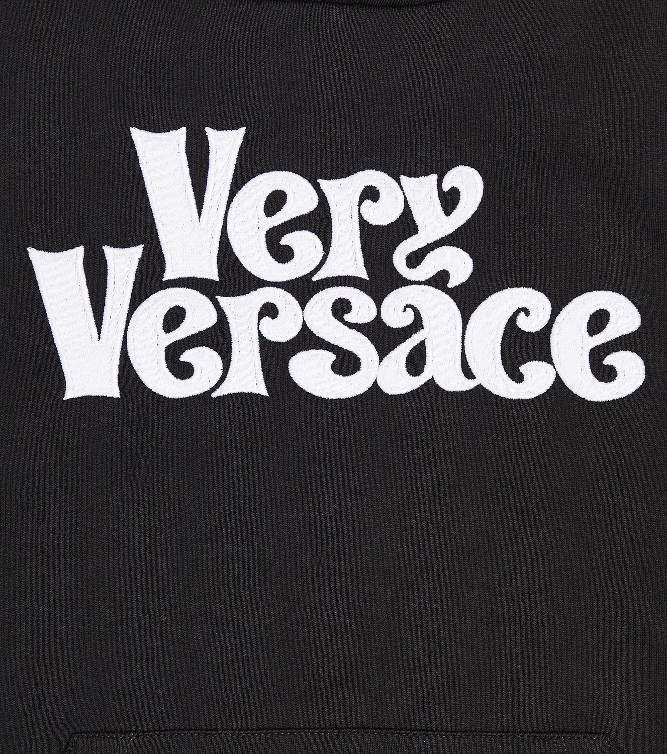 Толстовка с принтом Versace Kids, черный — фото 3