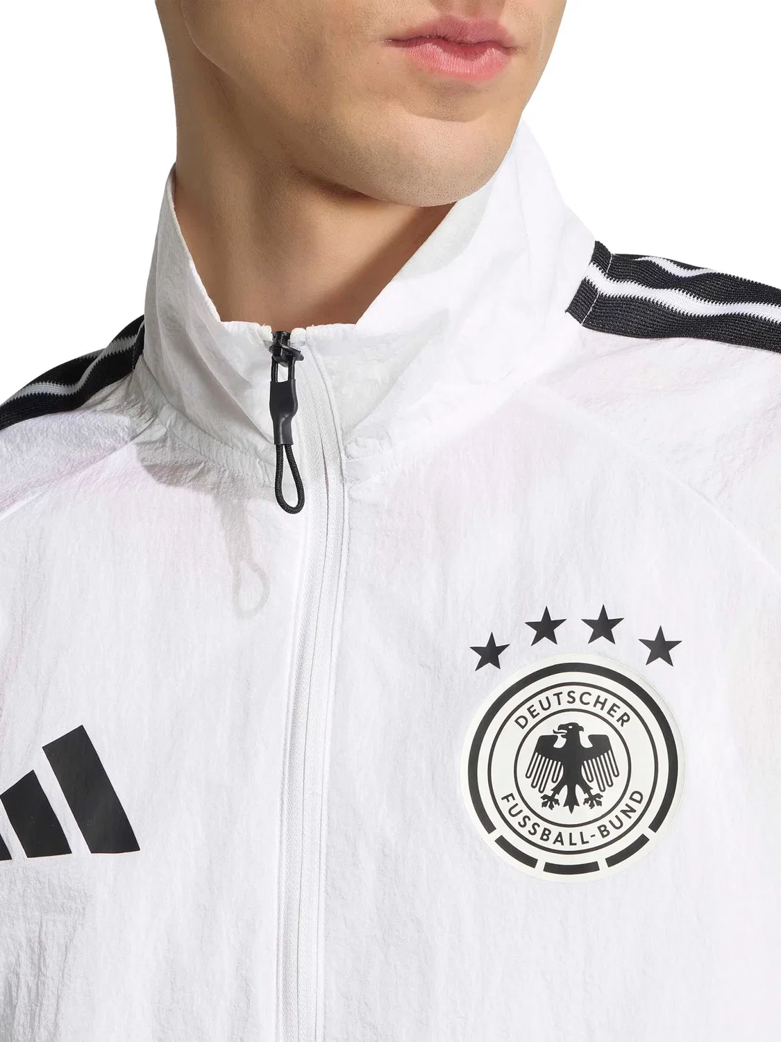 Тренировочная куртка Adidas Performance DFB белого цвета — фото 4