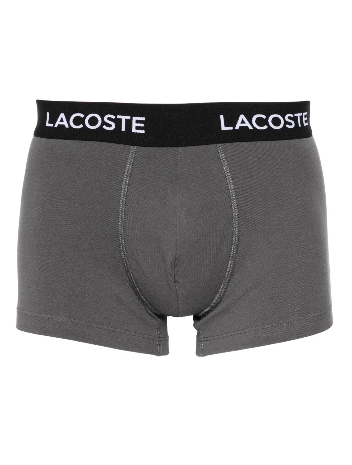5-Pack Трусы из Стретчевого Хлопка в Темно-сером Цвете Lacoste, темно-серый — фото 2
